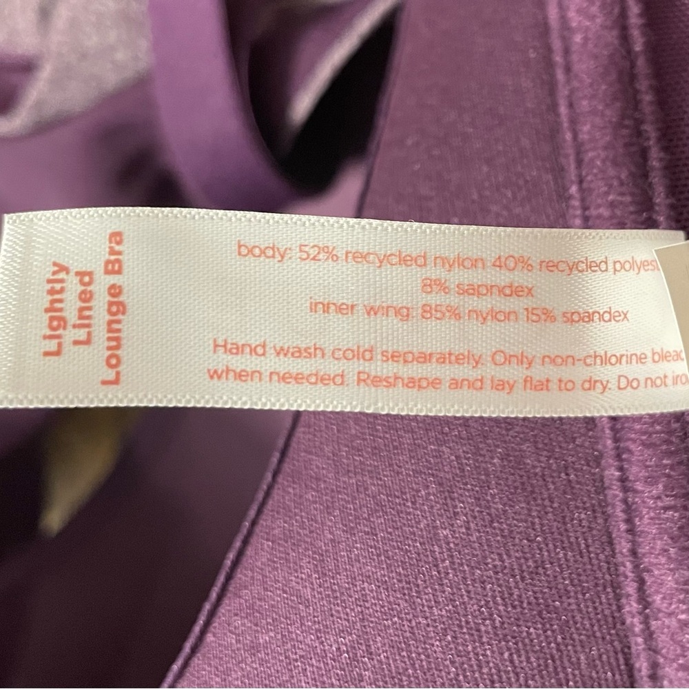Cacique Purple Wireless Everyday Comfort Bra - Picture 8 of 10